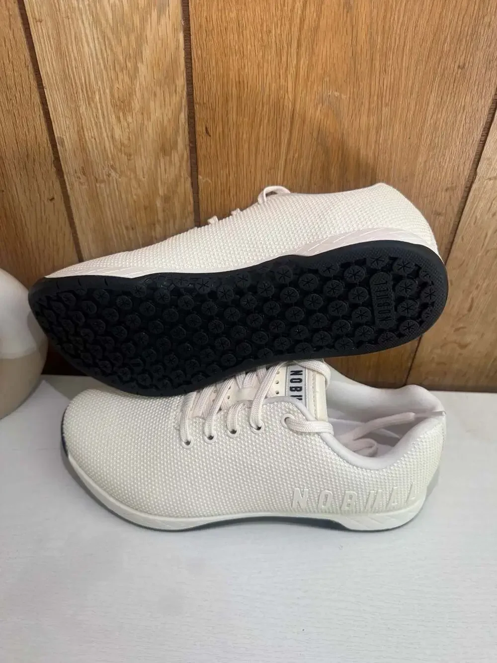 NOBULL Outwork Training Shoes in Cream